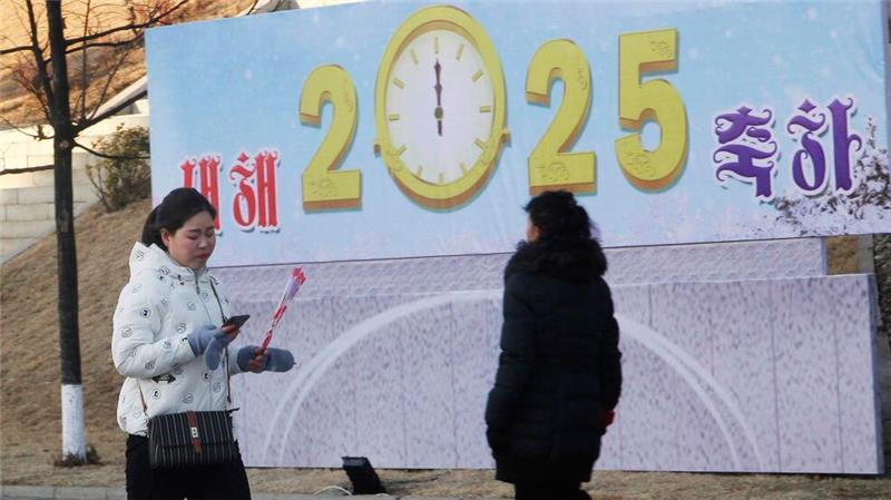 Neujahr in Nordkorea.