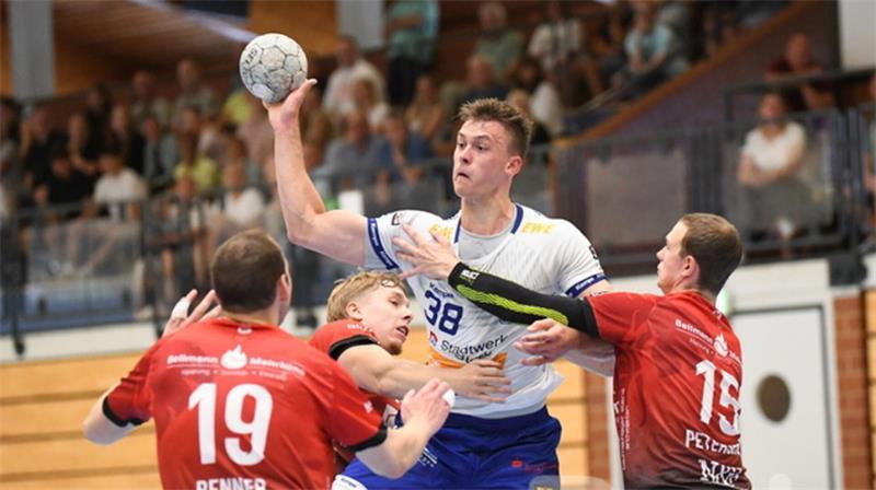 Neuzugang Jonas Gerkens spielte gegen seinen Ex-Club Beckdorf stark.