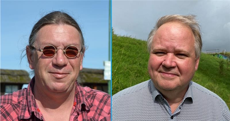 Nicht im Rat: Helge Winnat (Die Linke) und Mario Hointza (SPD).