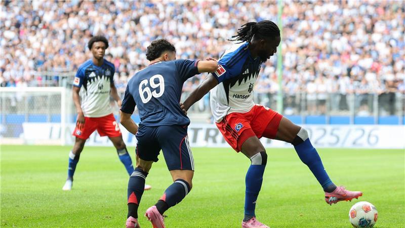 HSV-Trainer Polzin mahnt: Veränderung braucht Zeit Nicht immer sicher: HSV-Abwehrspieler Jordan Torunarigha