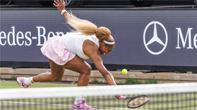Nicht jede Aktion gelang: Serena Williams. 