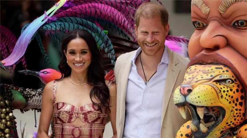 Fünf Jahre „Megxit“: Kehrt der verlorene Sohn zurück? Nicht mehr im Dienste der Krone: Meghan und Harry - hier bei einem Besuch in Kolumbien. (Archivbild)