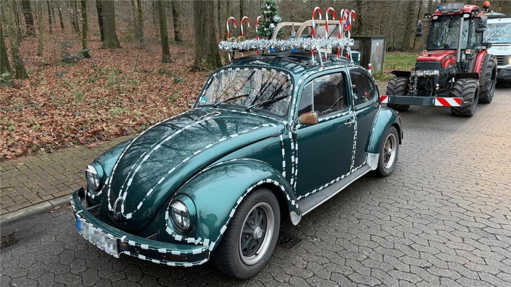 Nicht nur Trecker beteiligten sich am Konvoi.