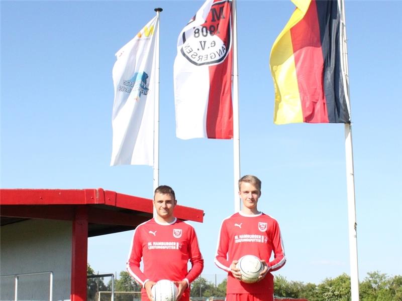 Nick Poppe (links) und Tom Löhden haben ein „Heimspiel“ in Wangersen, wenn in dieser Woche auf der MTV-Anlage der WM-Kader zusammengestellt wird. Foto: Bröhan