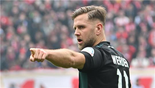 Niclas Füllkrug führt mit 16 Treffern die Torschützenliste der Fußball-Bundesliga an. Foto: Silz/dpa