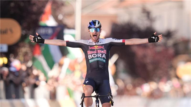 Nico Denz sorgt für den ersten deutschen Etappensieg beim 108. Giro.