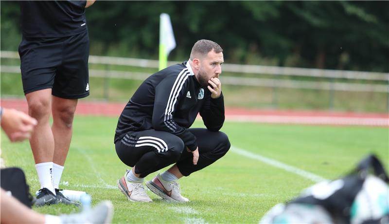 Nico Matern muss wegen einer Gelbsperre gegen die SV Drochtersen/Assel II von der Tribüne aus zuschauen.