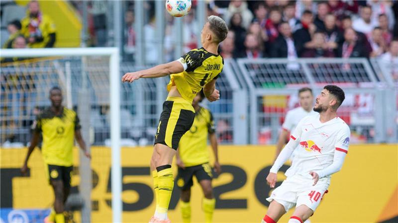 Kein Sieger im Verfolgerduell: BVB und Leipzig spielen 1:1 Nico Schlotterbeck stand wieder in der Startelf.