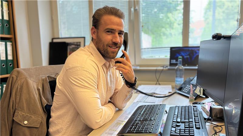 Nico von der Reith ist bei der Wohnstätte Stade für die Kundenbetreuung und das Beschwerdemanagement zuständig.
