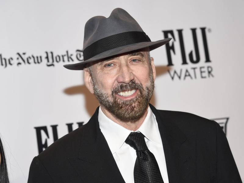 Nicolas Cage hält sich Krähe als Haustier Nicolas Cage bei der Verleihung der Gotham Awards in New York. Foto: Evan Agostini/Invision/AP/dpa