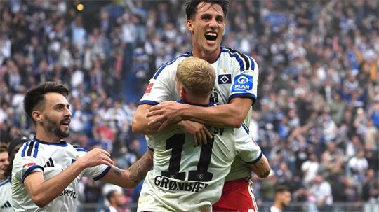 Nicolás Capaldo ist der umjubelte erste Saisontorschütze des HSV.