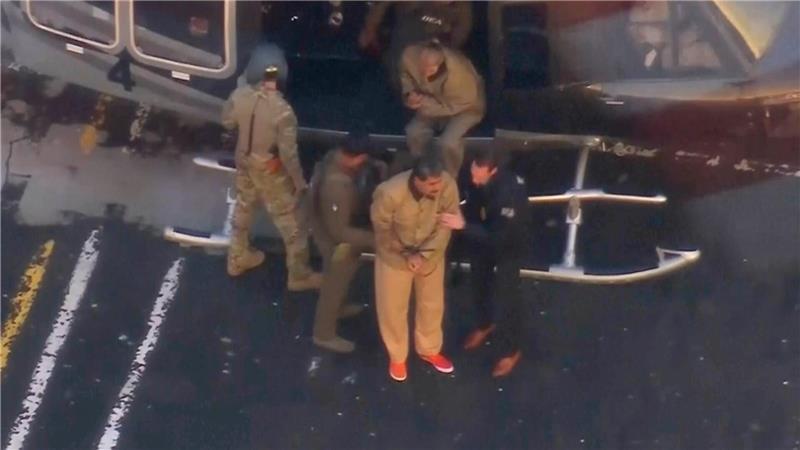 Nicolás Maduro wurde von Spezialkräften begleitet.