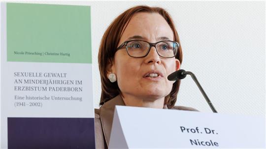 Nicole Priesching hat ihre Studie zu sexuellem Missbrauch im Erzbistum Paderborn vorgestellt. 
