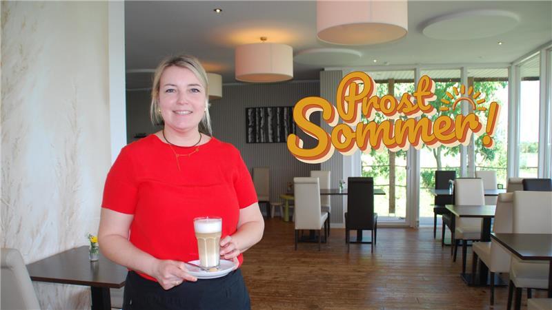 Nicole Tschritter verwöhnt kleine und große Gäste in Tschritters Hofcafé.