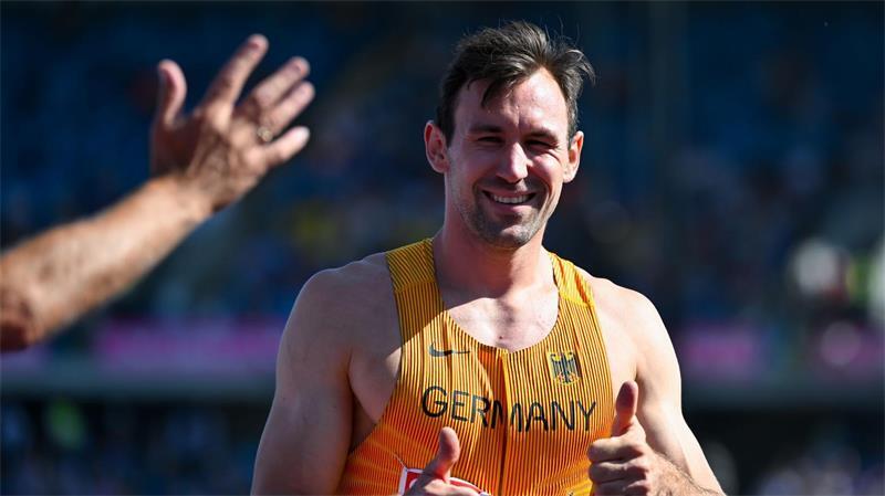Niklas Kaul legte einen für seine Verhältnisse guten Zehnkampf-Start hin.