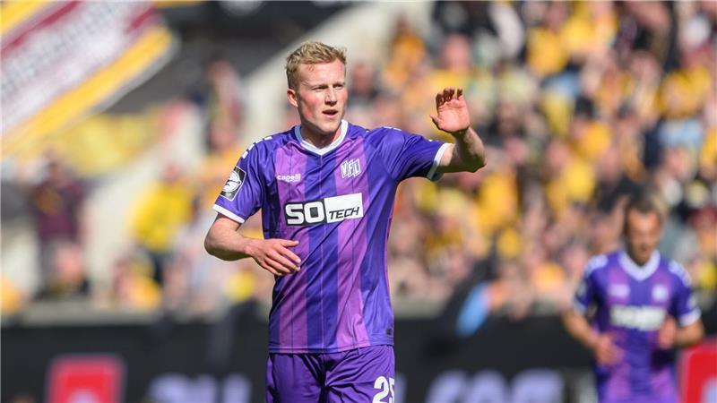 Niklas Wiemann bleibt beim VfL Osnabrück (Archivfoto).