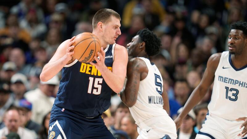 Kein einziger Fehlwurf: Denver-Star Jokic glänzt in NBA Nikola Jokic erzielte 26 Punkte für die Denver Nuggets.