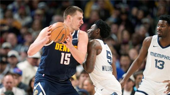 Nikola Jokic erzielte 26 Punkte für die Denver Nuggets.