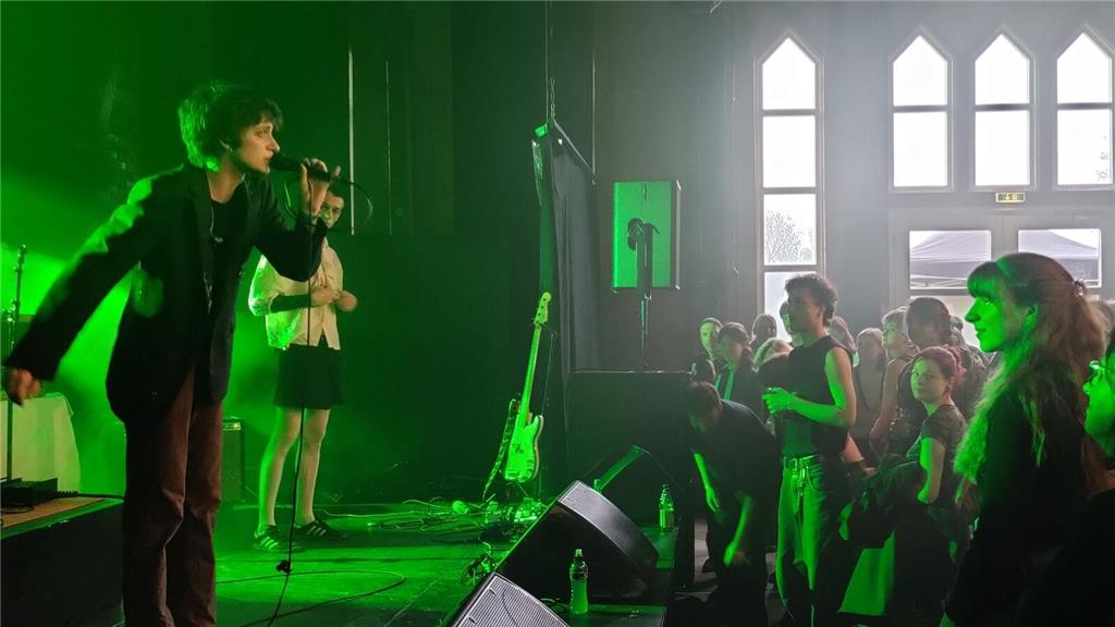 Nils Keppel in der Seminarturnhalle