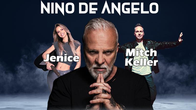 Nino de Angelo kommt mit Jenice und Mitch Keller ins Stadeum.