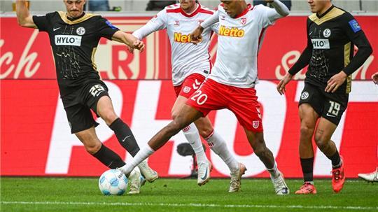 Noah Ganaus beweist seinen Torriecher.