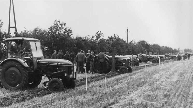Alte Fotos aus dem Kreis Stade: Welche Geschichten stecken dahinter? Noch ein Foto vom Leistungspflügen.