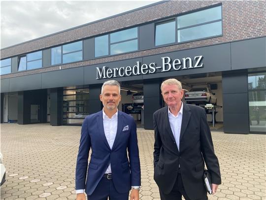 Noch führen sie das Unternehmen gemeinsam: Franco Barletta und Klaus Mohrmann , der zum Jahresende ausscheidet. Foto: Stephan