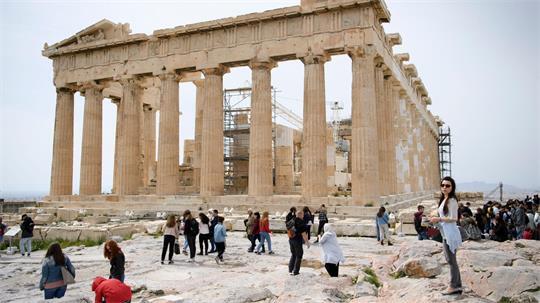 Noch ist nicht bekannt, warum ein Touristenpaar an der Akropolis angegriffen wurde. (Archivbild)