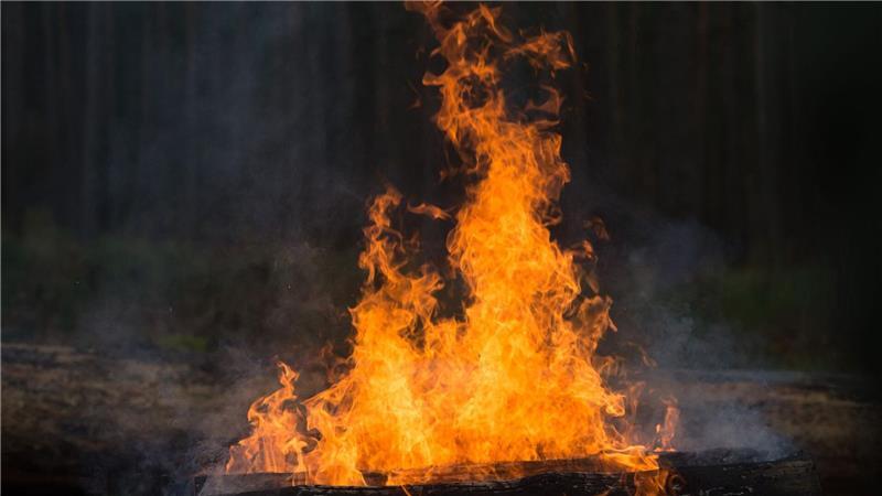 Noch ist unklar, wie das explosive Material in die Feuerstelle kam. (Symbolbild)