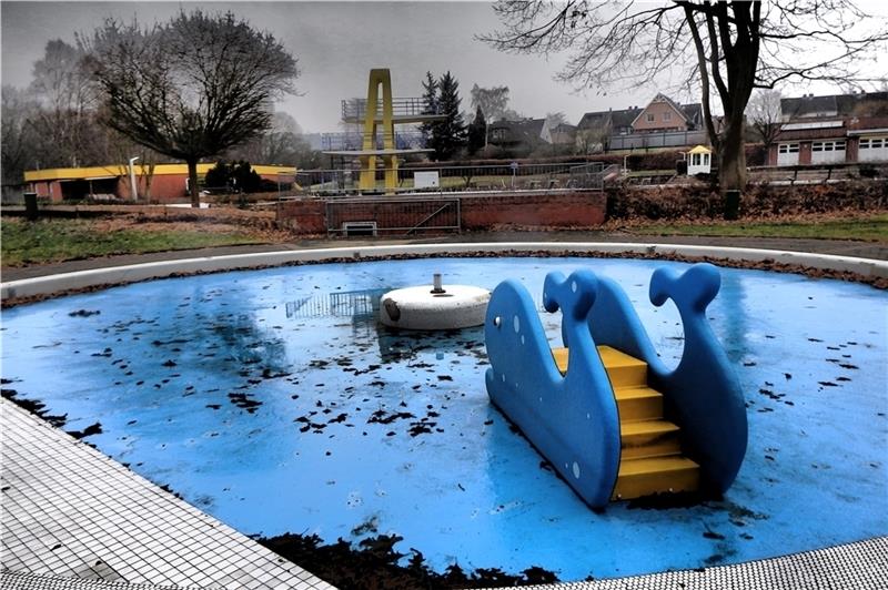 Noch liegt das Neu Wulmstorfer Freibad in der Winterruhe. Im Mai wird es zur neuen Saison wieder für die Badegäste öffnen. Foto DLRG