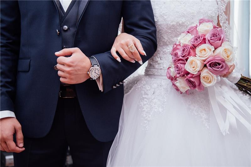 Zahl der Hochzeiten in Hamburg auf historischem Tiefstand Noch nie haben in Hamburg so wenig Menschen geheiratet wie im Jahr 2021 (Symbolbild). Foto: Pixabay/StockSnap