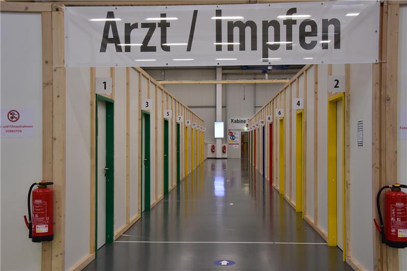 Noch stehen die Abteile zum Impfen, im Herbst soll sich das ändern. Foto: Ahrens