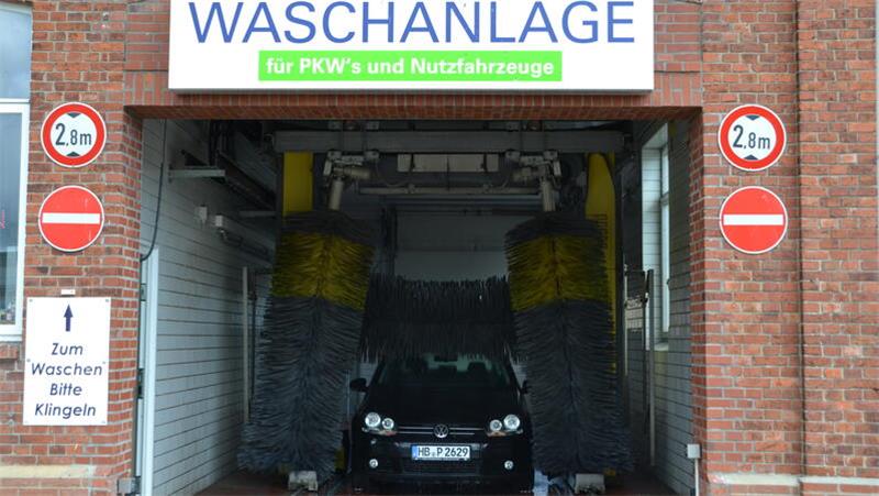 Noch viel zu selten: die Waschanlage in Betrieb.