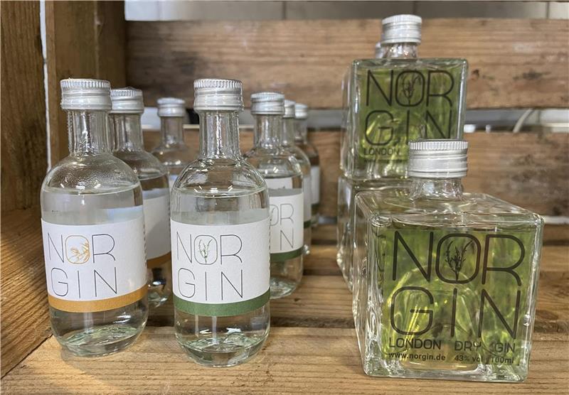 Norgin gibt es auch in kleinen Probierflaschen. Foto: Glückselig