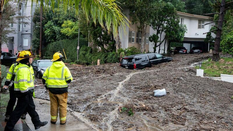 Normalerweise scheint hier an mehr als 260 Tagen im Jahr die Sonne. Nun regnet es in Los Angeles so stark wie seit vielen Jahren nicht mehr.