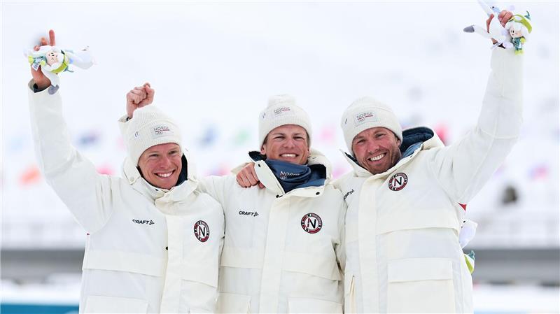 Unaufhaltsam in der Loipe: Klaebos nächster Olympia-Rekord Norwegen dominiert in der Königsdisziplin der Langläufer.