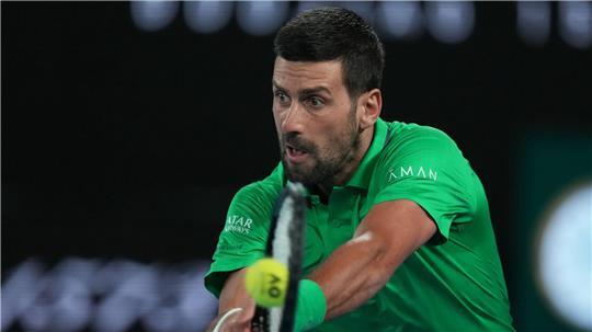 Novak Djokovic lieferte sich mit Jannik Sinner einen tollen Fight über fünf Sätze.