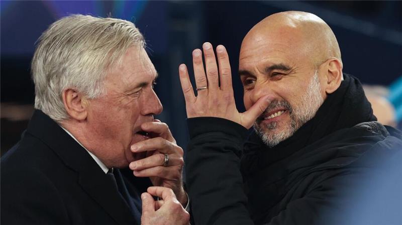 Nur einer wird nach dem nächsten Duell von Carlo Ancelotti (l) und Pep Guardiola noch lachen.