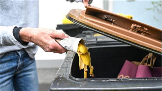 Nur in kleinen Mengen ein Fall für den Kompost: Wer sichergehen will, wirft Bananenschalen lieber in die Biotonne.