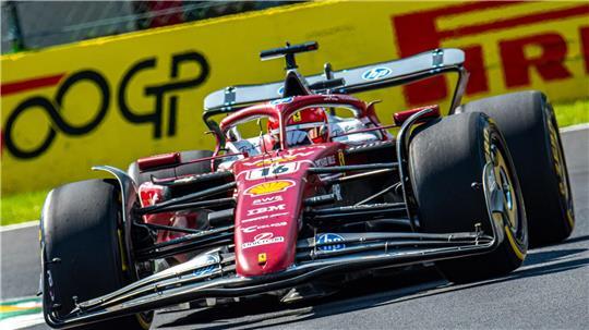 Nur knapp geschlagen Zweiter im Training - was geht bei der Startplatzjagd für Leclerc?