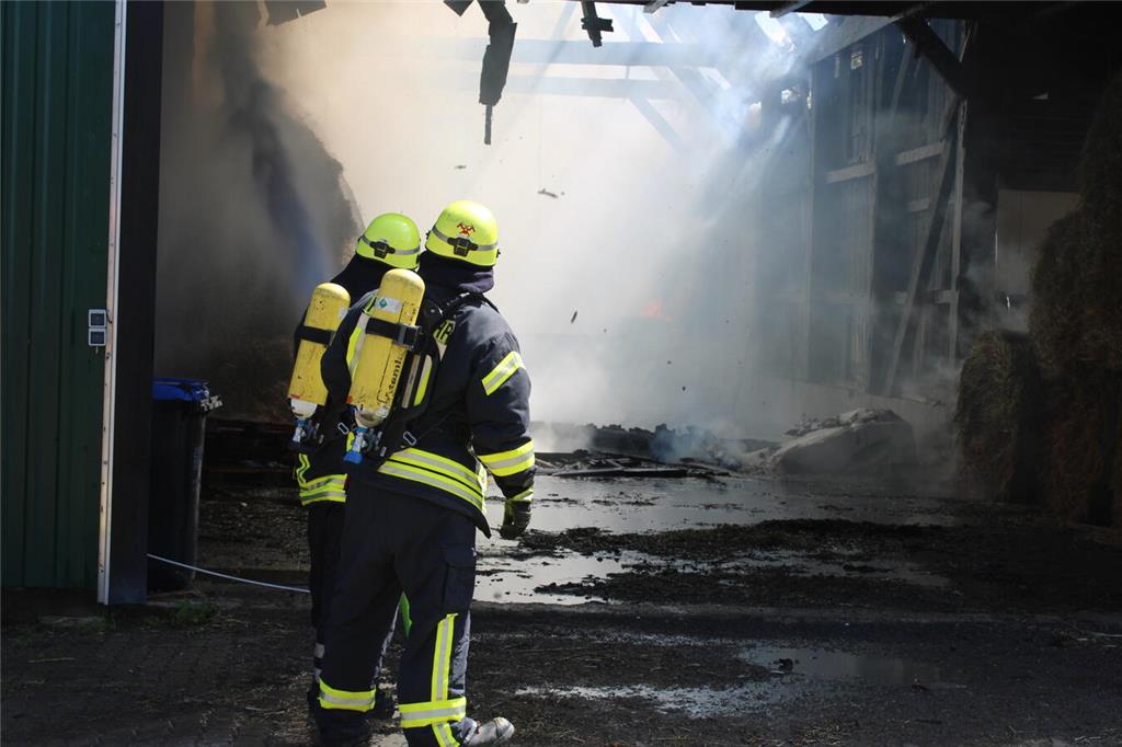 Nur noch eine Ruine ist die Oltmannsche Scheune.