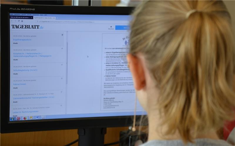 Ob Dienstleistungen, Vertrieb, Handel oder andere Branchen: Im neuen Job-Portal vom TAGEBLATT ist Betrieben Reichweite garantiert. Foto von Borstel