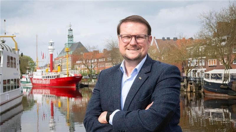 Oberbürgermeister Tim Kruithoff erwartet von der Konferenz Impulse für die maritime Wirtschaft. 