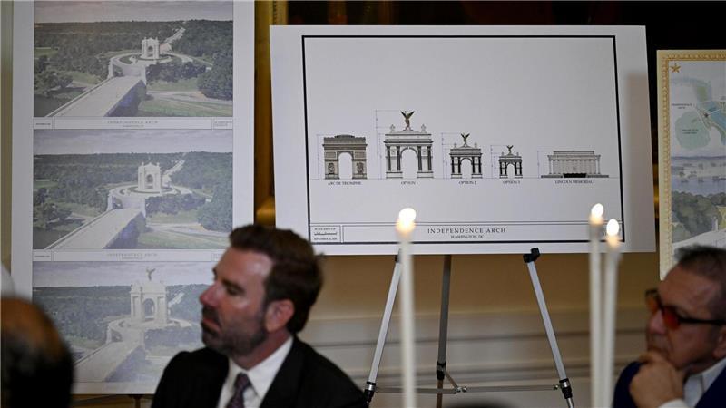 „Arc de Trump“: US-Präsident plant Monument für Washington Offizielle Pläne für die Bauarbeiten gibt es noch nicht.
