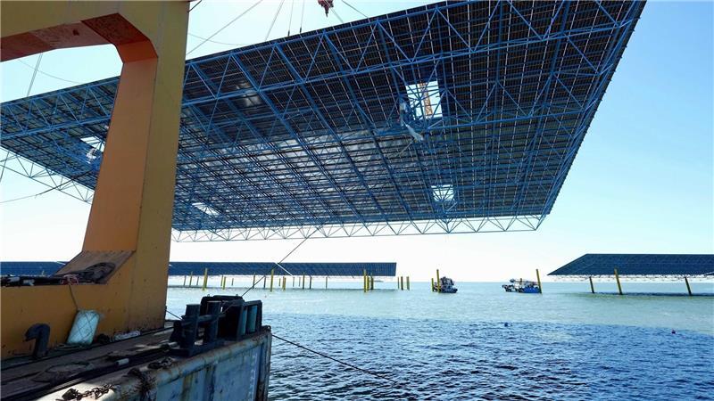 Offshore-Photovoltaik-Kraftwerk mit 1,8 Millionen Kilowatt entsteht vor Chinas Küste