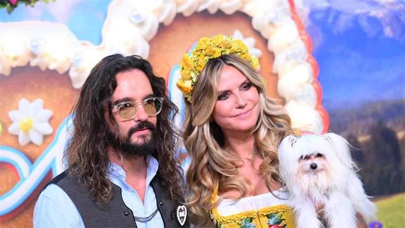 Ohne Bill, dafür mit Ehemann Tom feierte Heidi Klum im Hofbräuhaus. (Archivbild) 