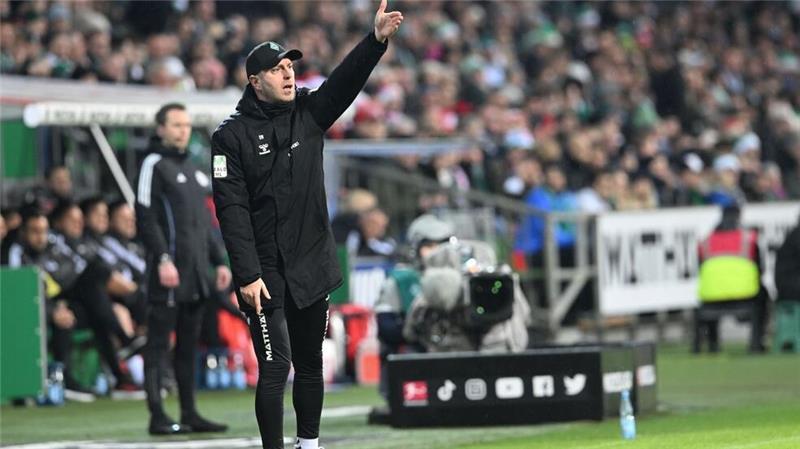 Ole Werner ist mit Werder auf Kurs Richtung Europa.