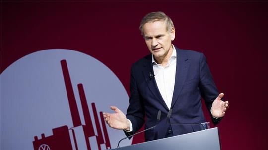 Oliver Blume beim Festakt zu 80 Jahre Mitbestimmung bei VW: „Kein Gegensatz zur Unternehmensführung“.