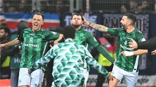 Oliver Burke brachte mit seinem Treffer das Weserstadion zum Beben.