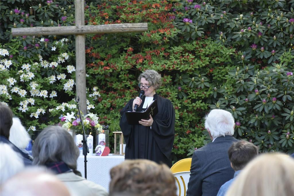 Open-Air-Gottesdienst.